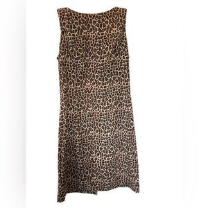 Vintage Clues Collections Mobwife Leopard Sleeveless Shift Jumper 10